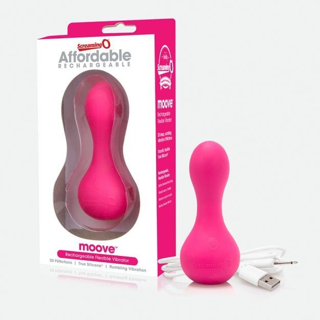 Screaming O Charged Rechargeable Moove Vibe - Purple