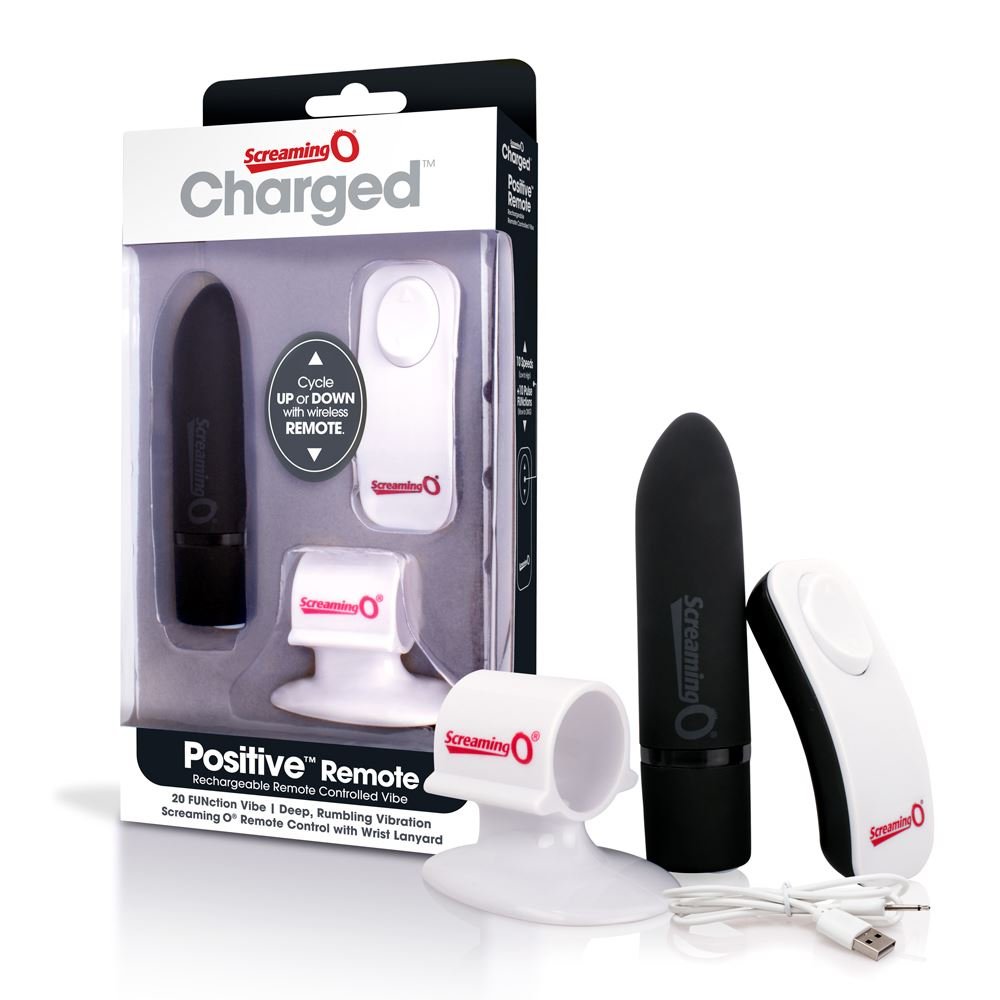 Screaming O Charged Positive Remote Control - Black