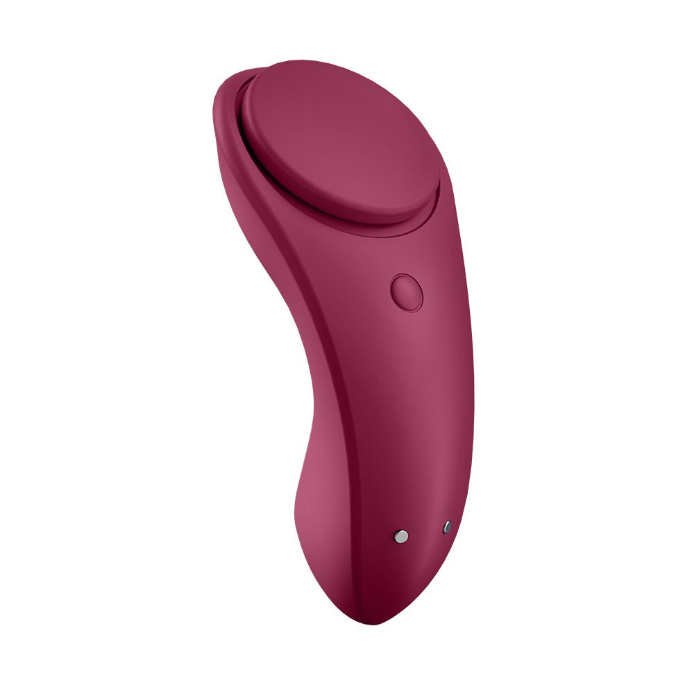 Satisfyer App Enabled Sexy Secret Panty Vibrator - Wine Red