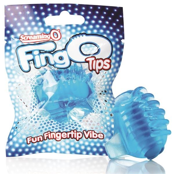 Screaming O FingO Tips – Blue