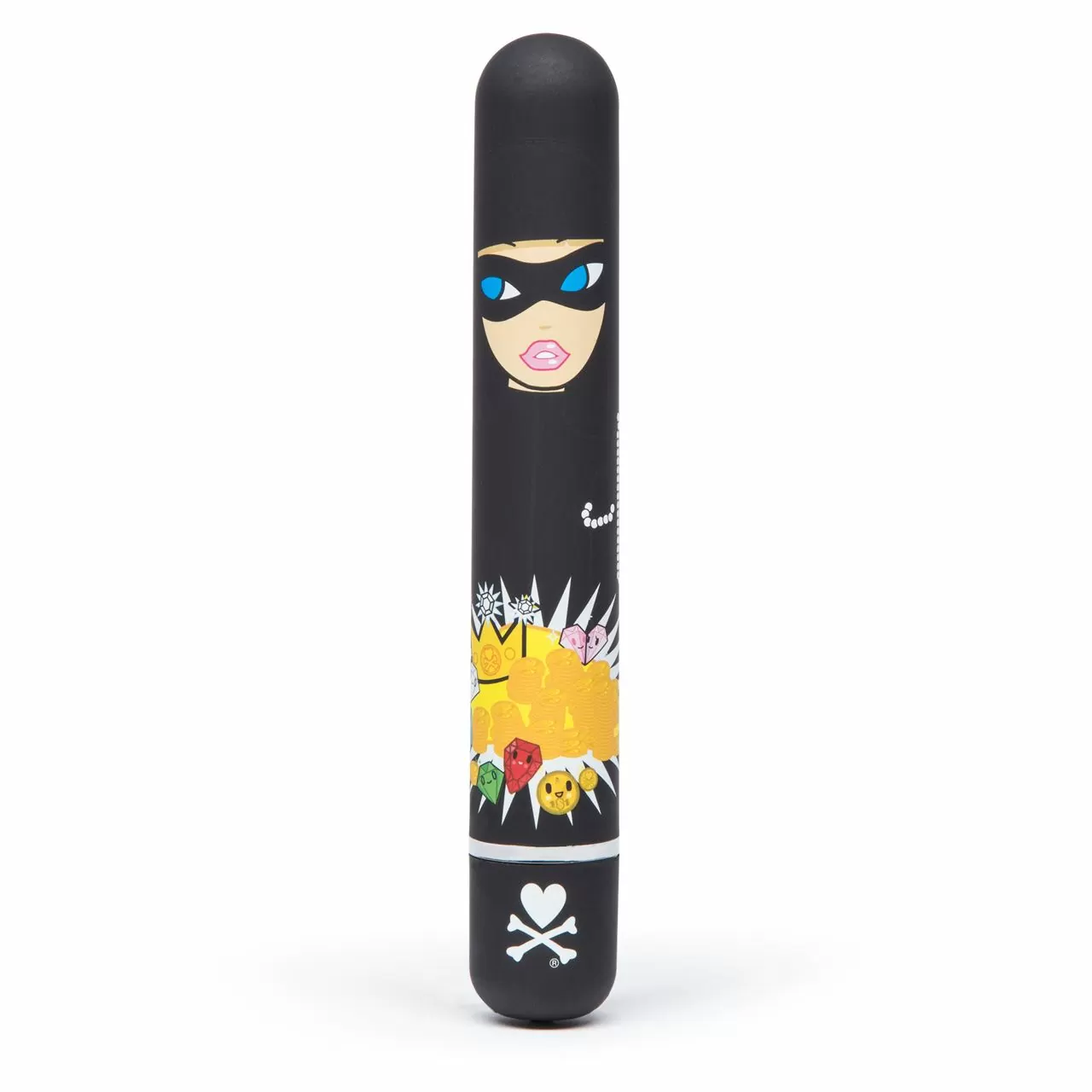 tokidoki 7 Function Classic Vibrator Black Robber Woman