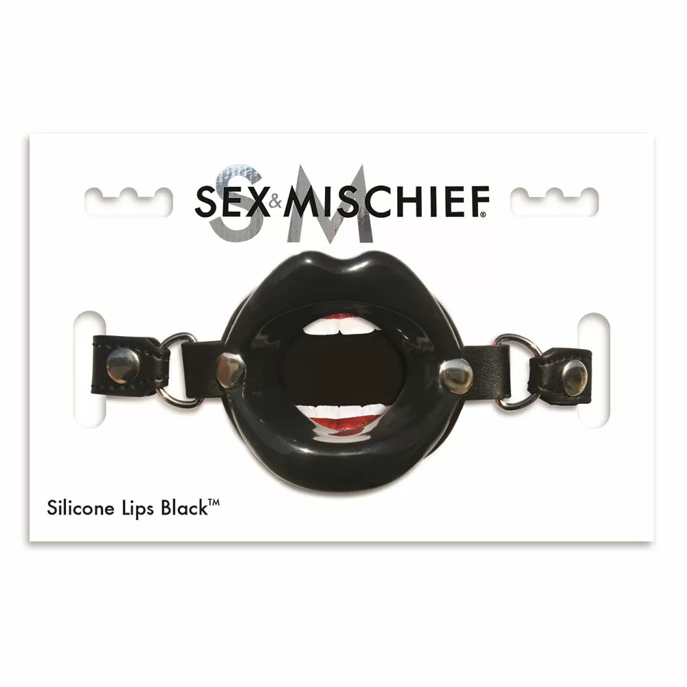 S&M Silicone Lips Black