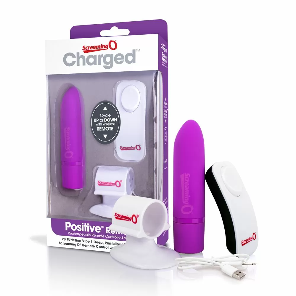 Screaming O Charged Positive Remote Control – Grape