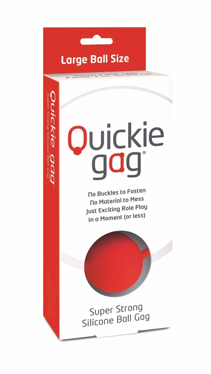 Quickie Gag Large Ball – Red