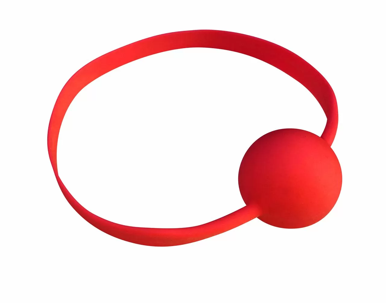 Quickie Gag Large Ball - Red 2 Quickie Gag Large Ball - Red