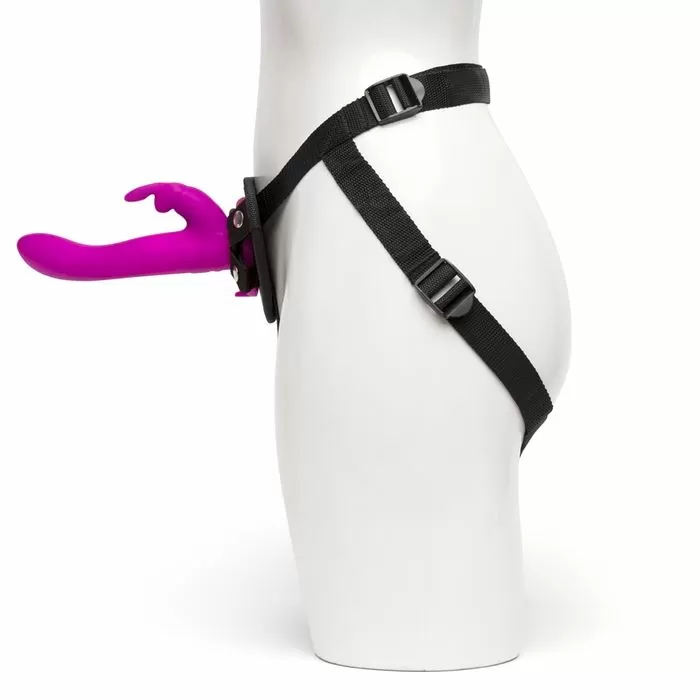 Happy Rabbit Vibrating Strap On Harness Set Purple 3 Happy Rabbit Vibrating Strap On Harness Set Purple