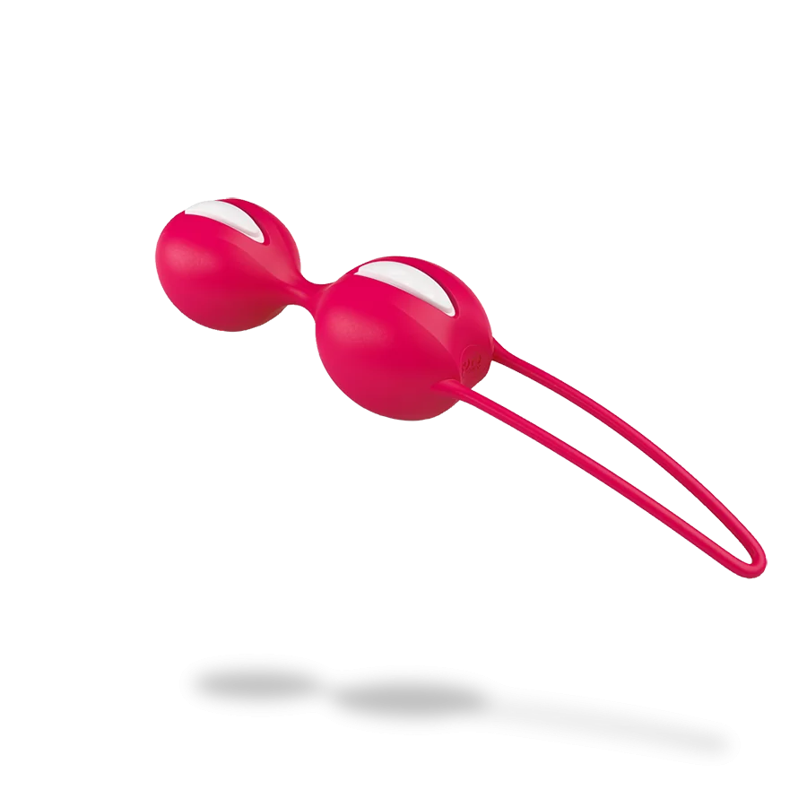 Fun Factory Smartballs Duo - White/Red 1 Fun Factory Smartballs Duo - White/Red