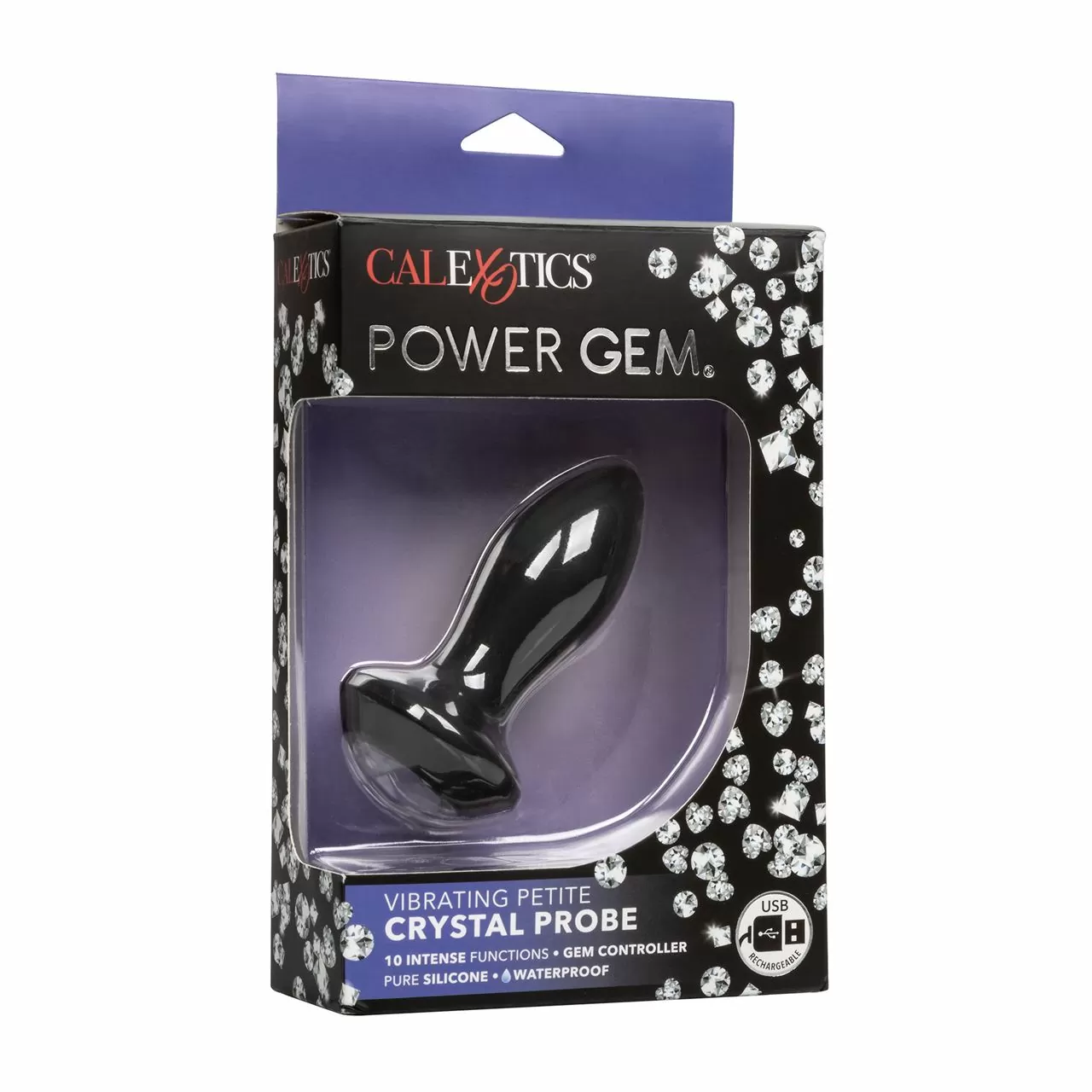 Power Gem Vibrating Petite Crystal Probe 3 Power Gem Vibrating Petite Crystal Probe