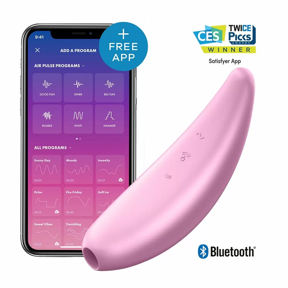 Satisfyer App Enabled Curvy 3+ Pink