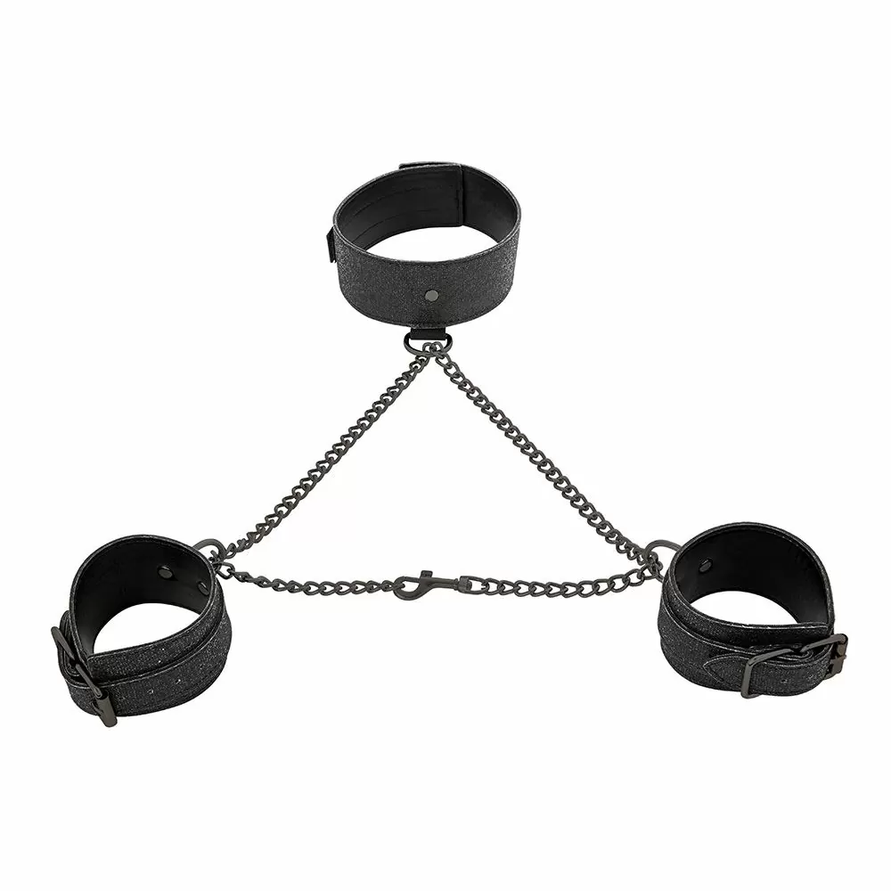 S&M Shadow Sparkle Collar & Cuff 3 S&M Shadow Sparkle Collar & Cuff
