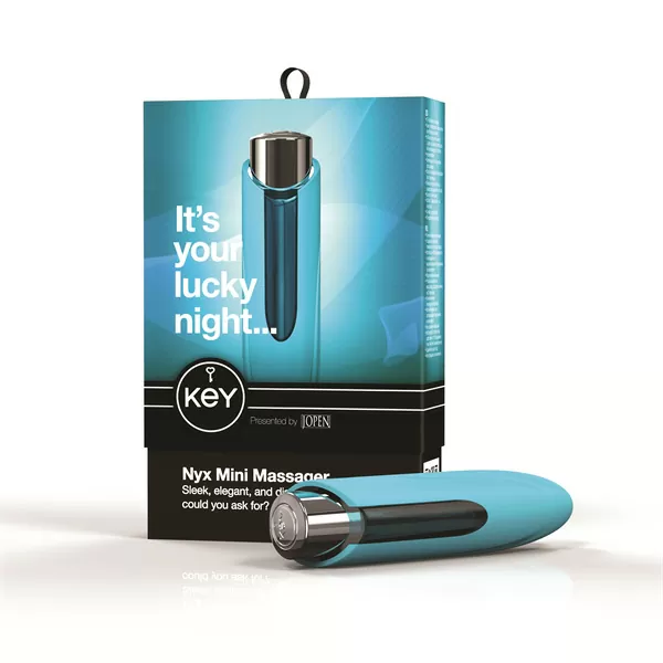 Key by Jopen Nyx Mini Massager – Robin Egg Blue