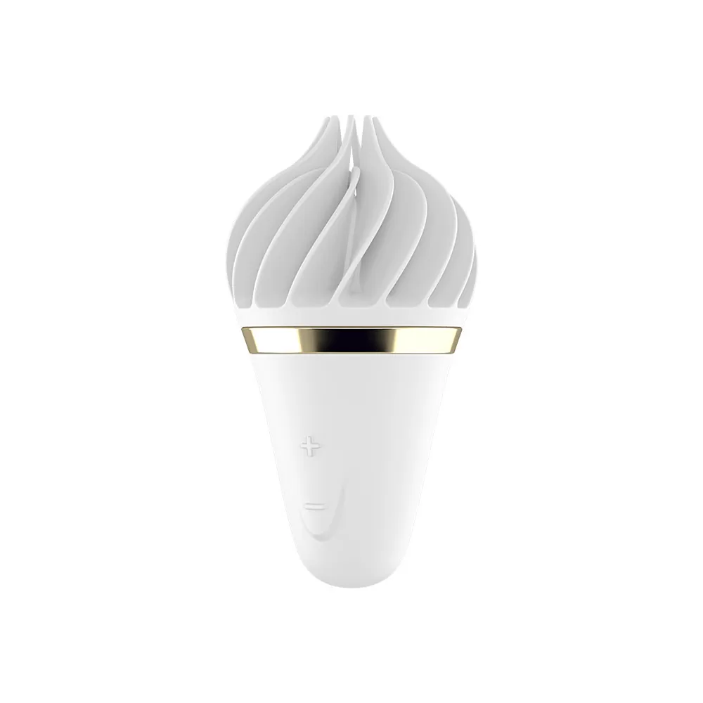 Satisfyer Sweet Treat –  White/Gold